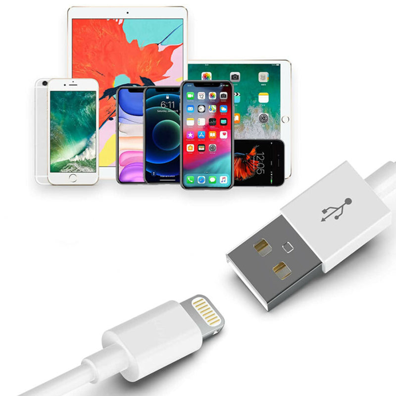 2M Lightning to USB-C Mini White Cable USP