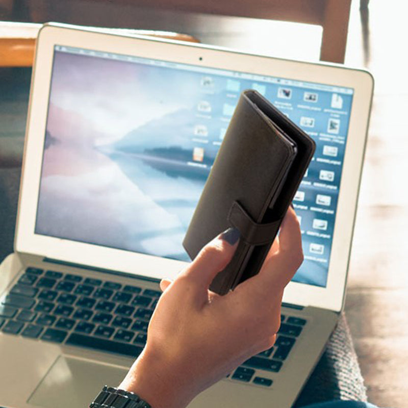 Goospery Universal Diary Case for All Models Black