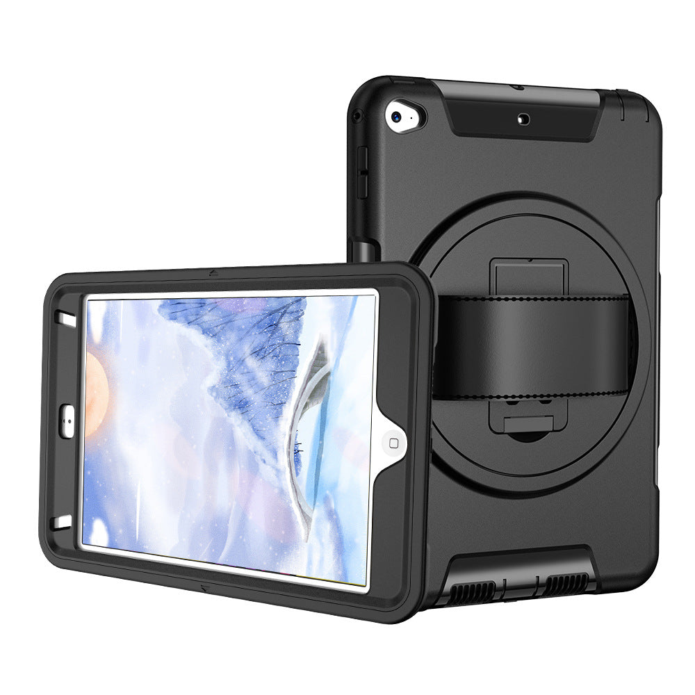 Rugged Case for Galaxy Tab S9 Plus (SM-X810) (12.4") Generic Heavy Duty with Pen Holder(Black Diamond)