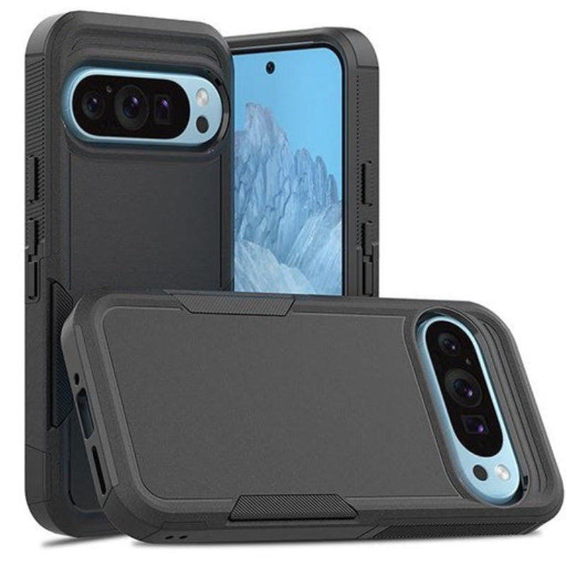 Googel Pixel 9 / 9 Pro/ 10 /10 Pro 5G Black Armor Case