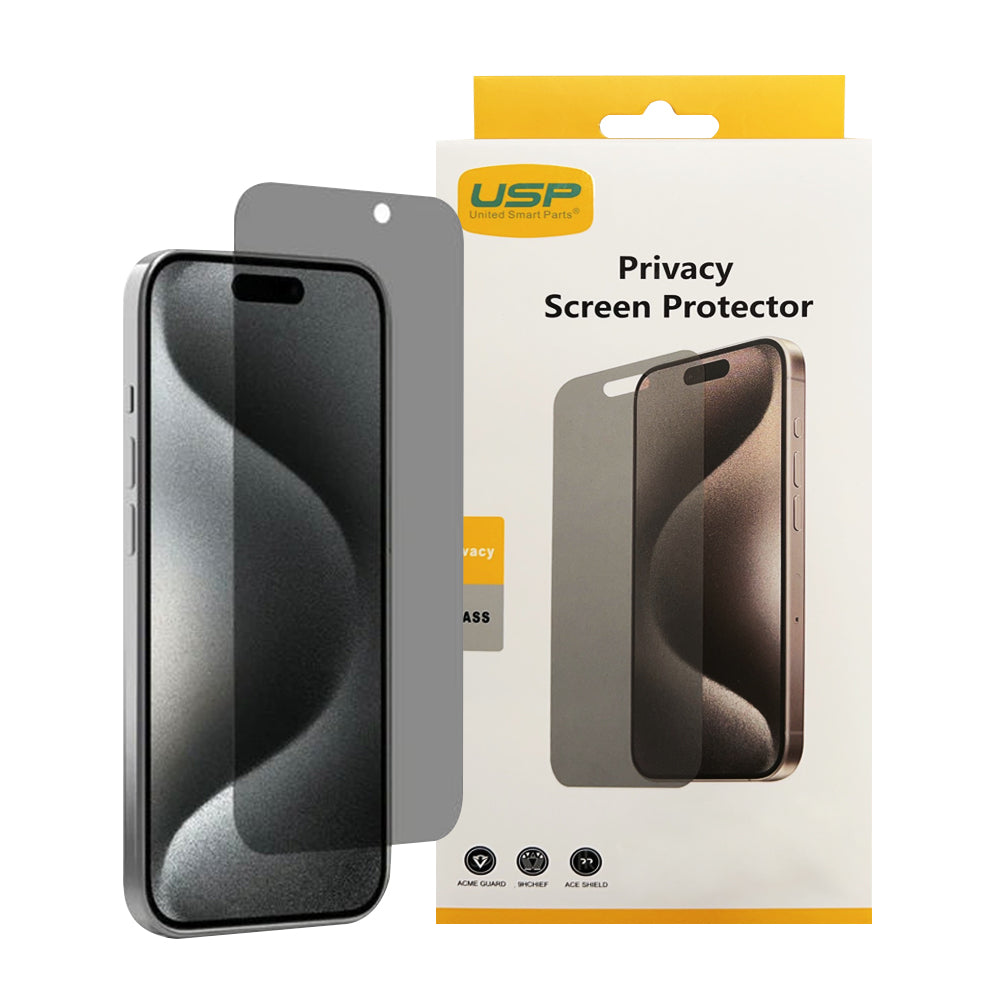 USP Privacy Screen Protector For iPhone 17 / 17 Pro / 16 Pro Individual Pack（1pcs）