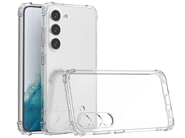 Samsung A27 Clear Acrylic+ TPU Hard Case  (With Soft Round Airbags)