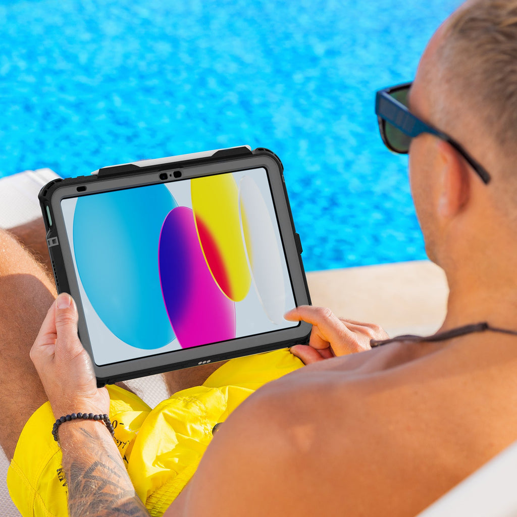 Waterproof Case With Pen Holder for iPad Pro 11"(2024)(2025) M4 M5