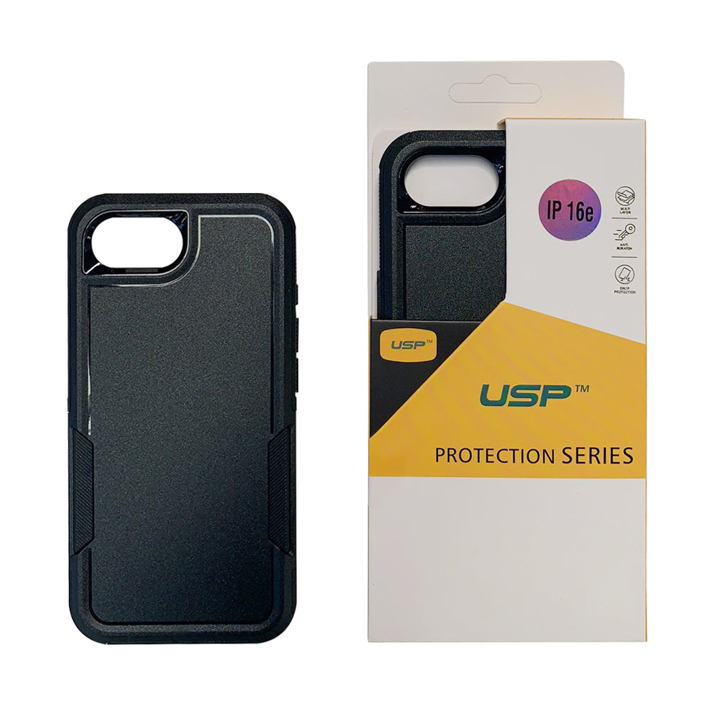 USP Case For iPhone 17e/16e Black Armor Light Case