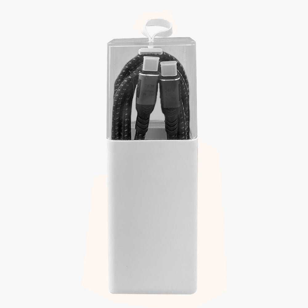 1M HyperLink X Thunderbolt 4 USB-C to USB-C Cable Charge & Video Black （USB 4 - 40Gbps, 240W, 8K/60Hz)