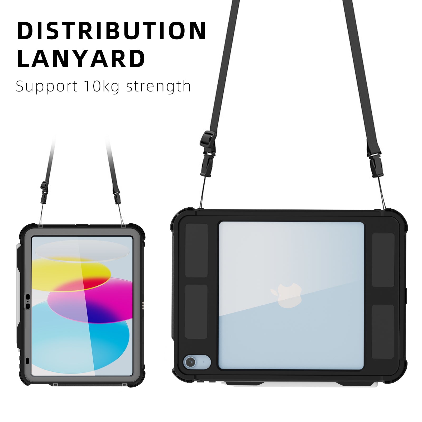 Waterproof Case With Pen Holder for iPad (9th/8th/7th Gen) 10.2‘’