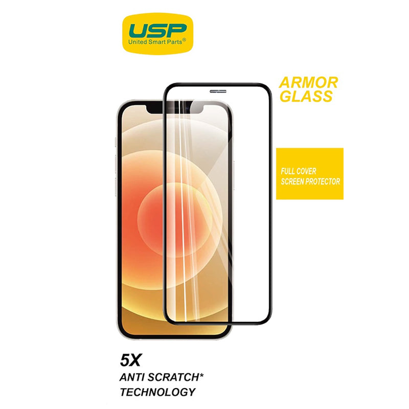 USP Armor Glass Screen Protector For iPhone 16 / 15 Full Cover (1  Piece/Box)