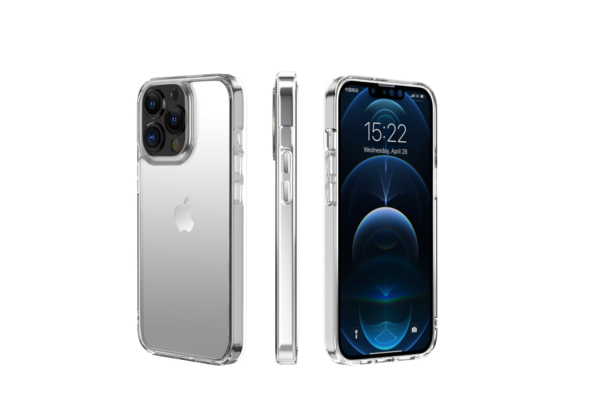 Phonix Case For iPhone 12 Pro Phonix Clear Rock Shockproof Case