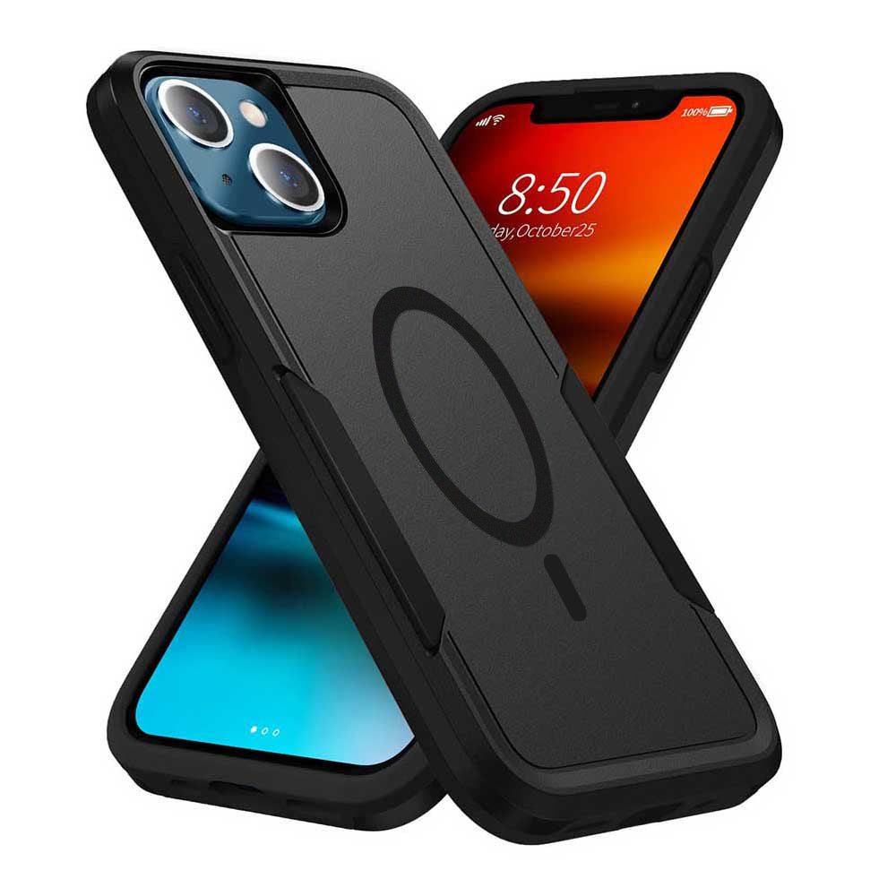 USP Case For iPhone 16 Black Armor Light Case Compatible With Magsafe
