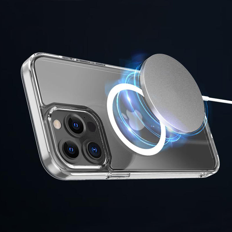 USP Case For iPhone 16 Plus Clear Rock Shockproof Case with MagSafe