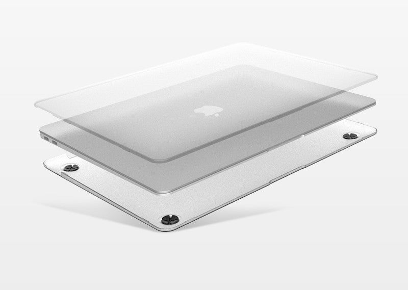 Hardshell Case for MacBook Air 13.6（M5/M4 2025/M3/M2)  Glassy Matte(Clear)