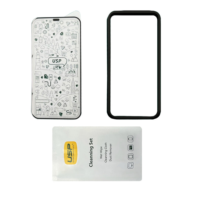 USP Armor Glass Screen Protector For iPhone 15 Pro Full Cover (1  Piece/Box)