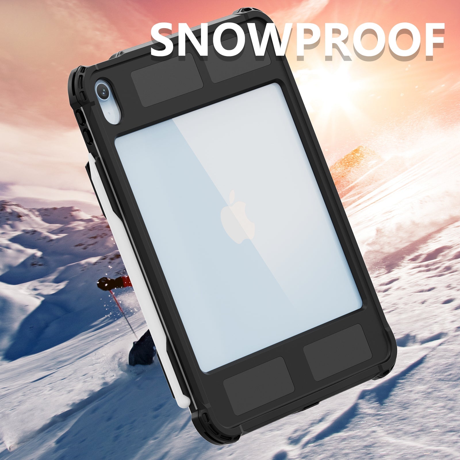 Waterproof Case With Pen Holder for iPad (9th/8th/7th Gen) 10.2‘’