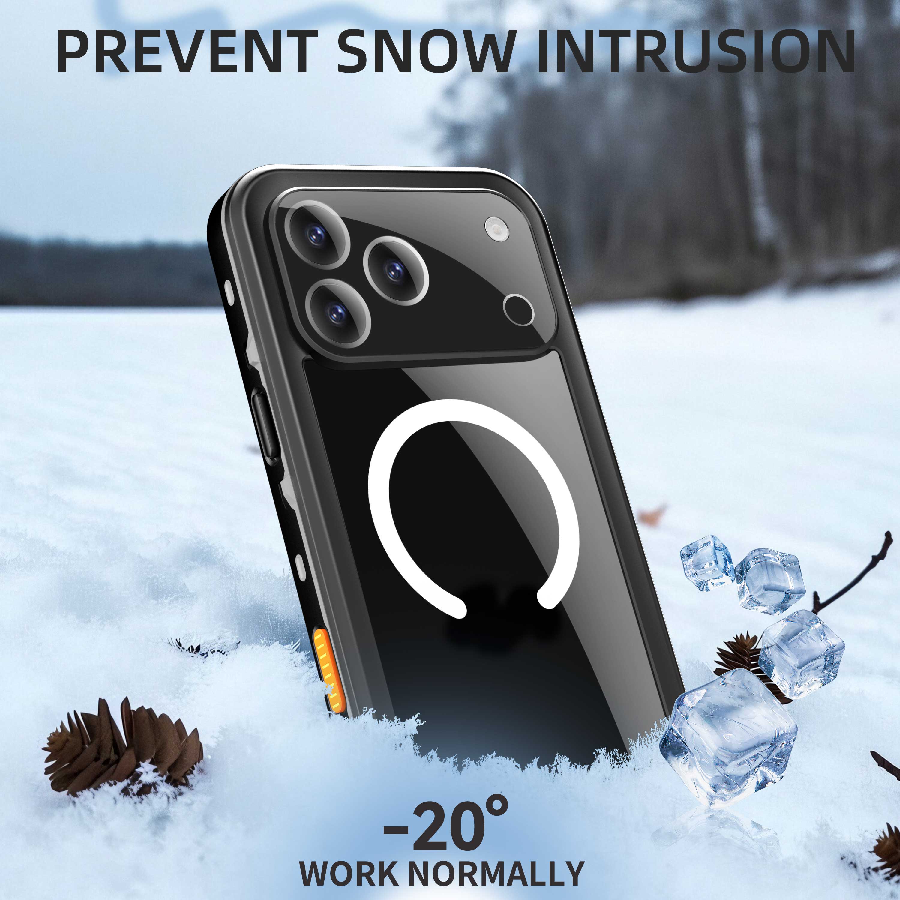 USP Apple iPhone 17 Pro Max WaterProof Case Black