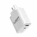 65W GaN 2 Ports USB-C PD Super Fast Laptop Wall Charger USP 2 Years Warranty