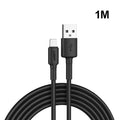 1M BoostUp Cafule Lightning to USB-A Cable Charge & Connect Black USP