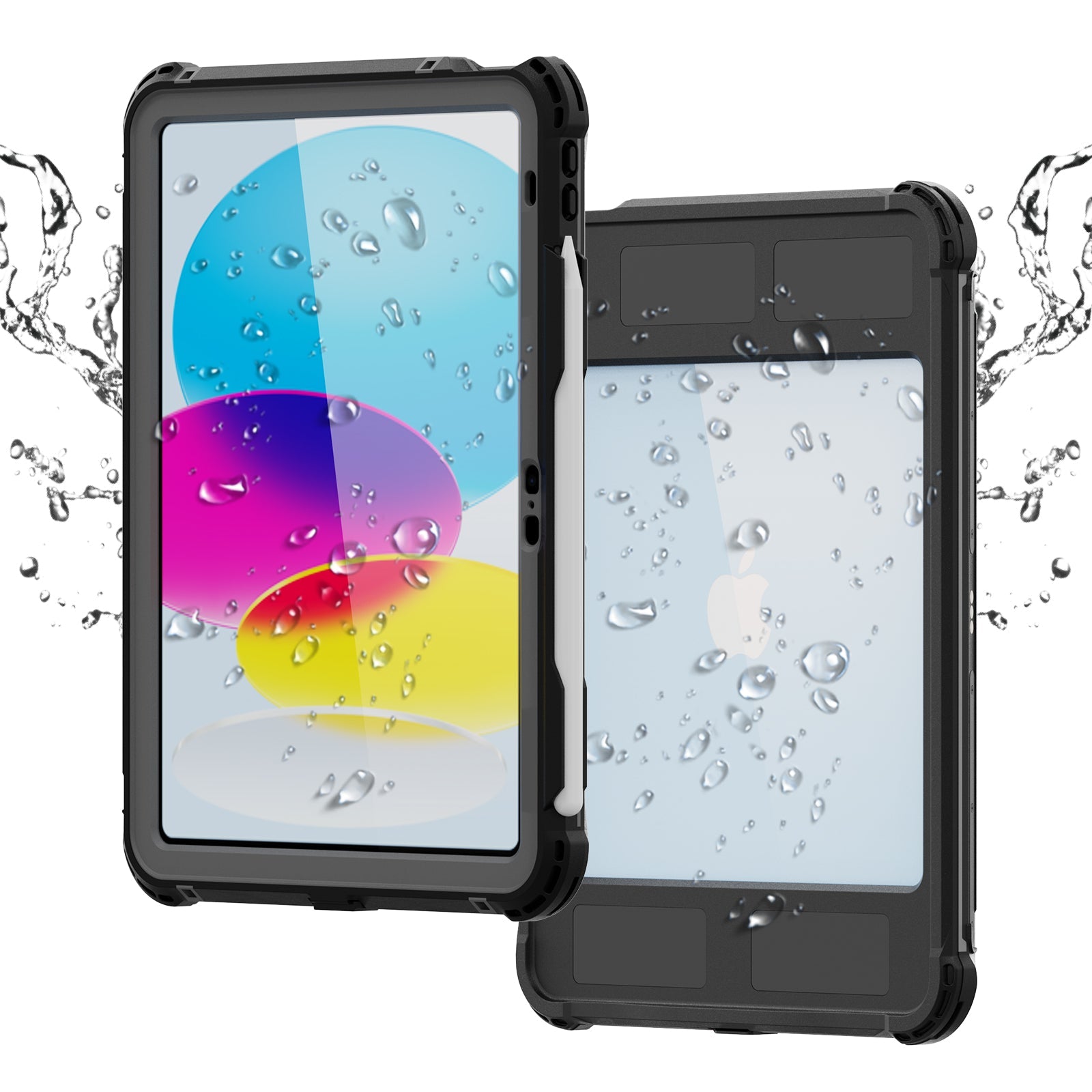 Waterproof Case With Pen Holder for iPad Pro 11"(2024)(2025) M4 M5
