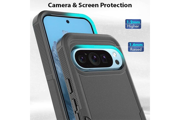 Googel Pixel 9 Pro XL / 10 Pro XL Black Armor Case