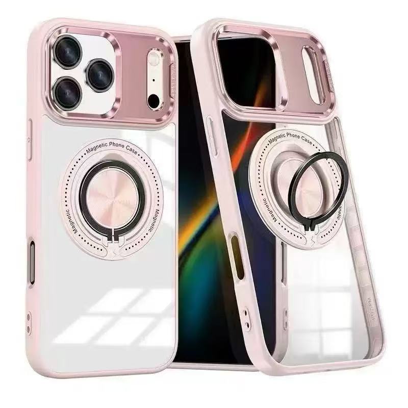 USP Case For iPhone 17 Pro Ring Holder Case Compatible With Magsafe