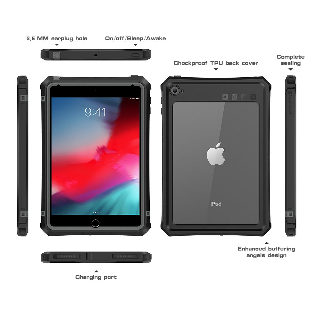 Waterproof Case with Pen Holder for iPad Mini 4 / 5 Generic