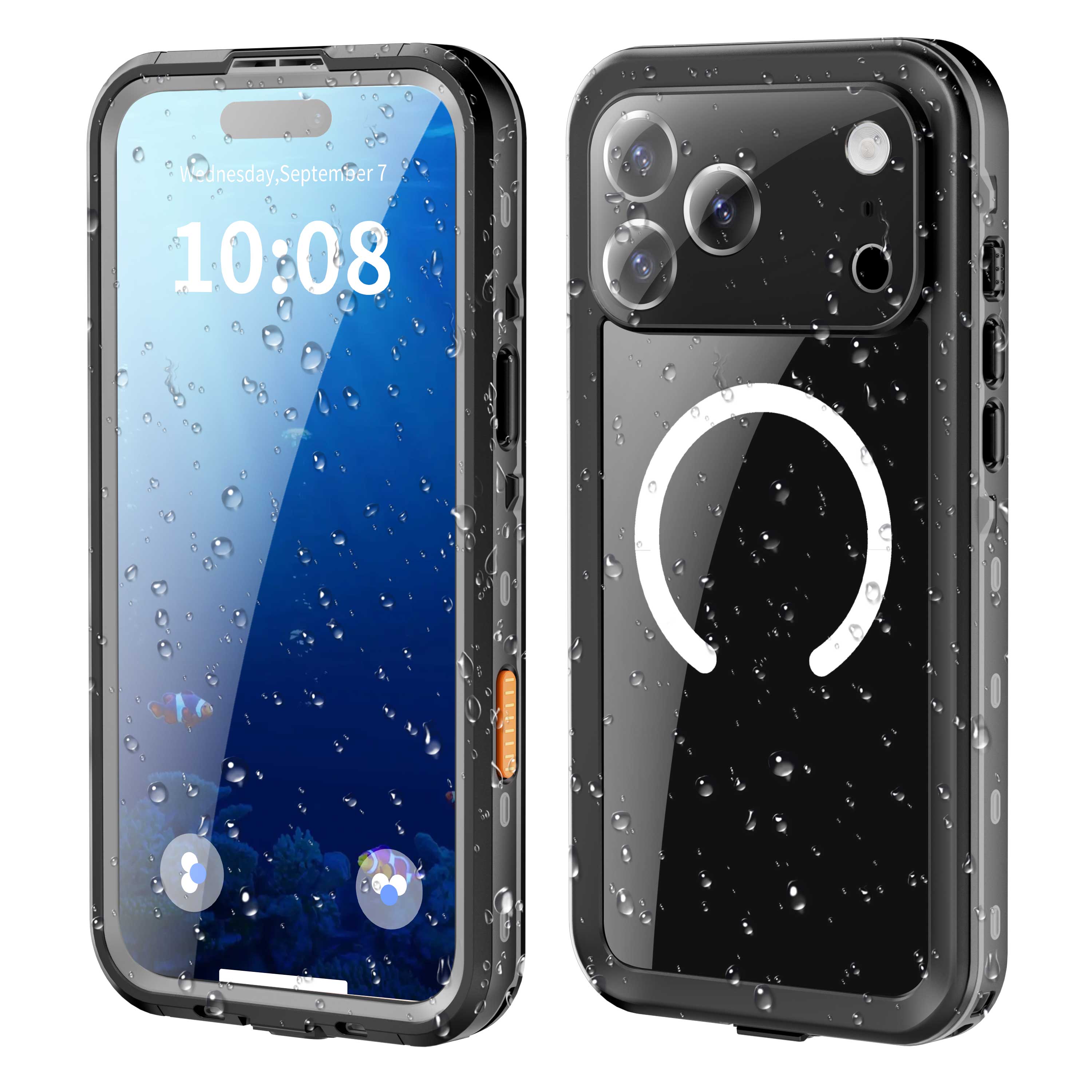 USP Apple iPhone 17 Pro Max WaterProof Case Black