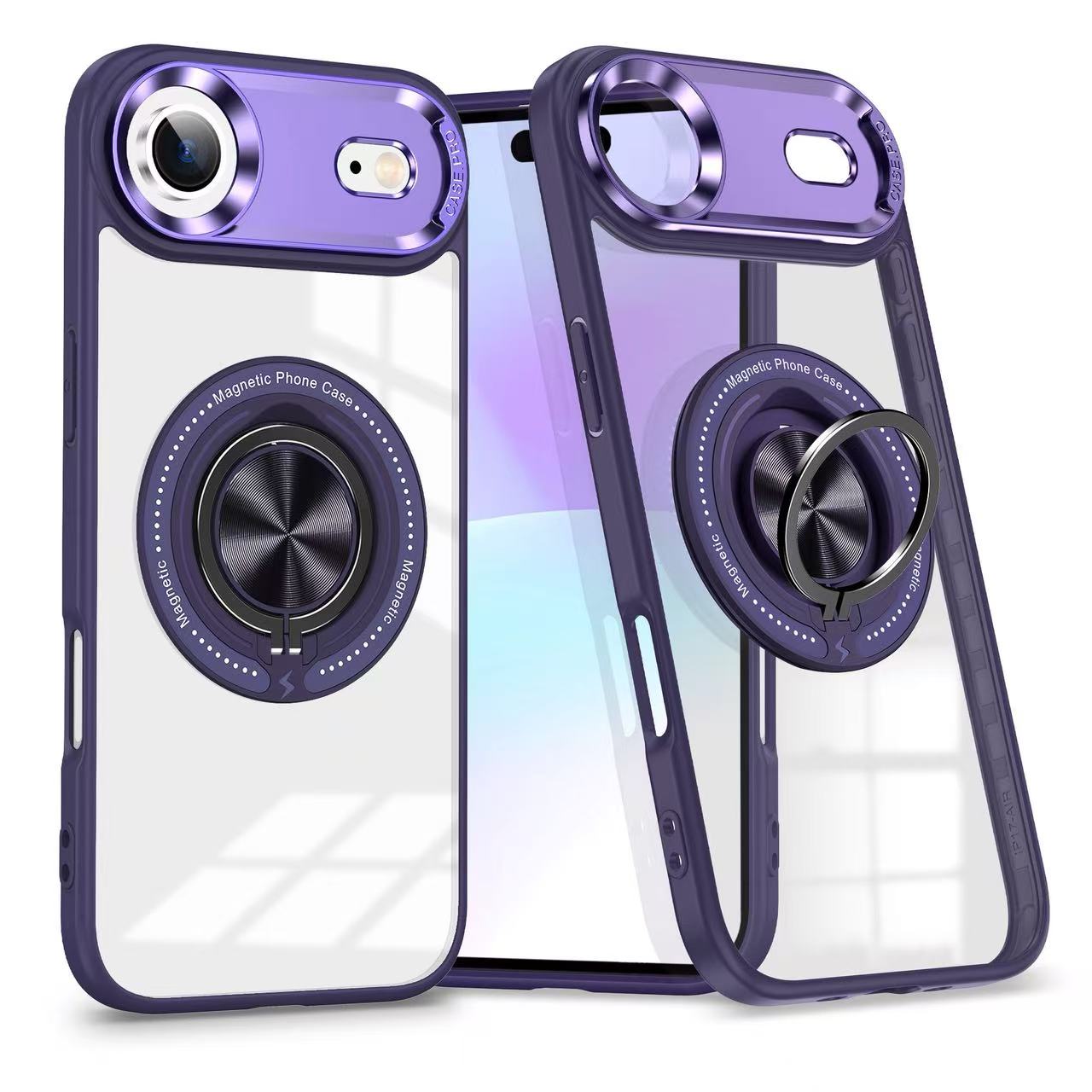 USP Case For iPhone Air Ring Holder Case Compatible With Magsafe