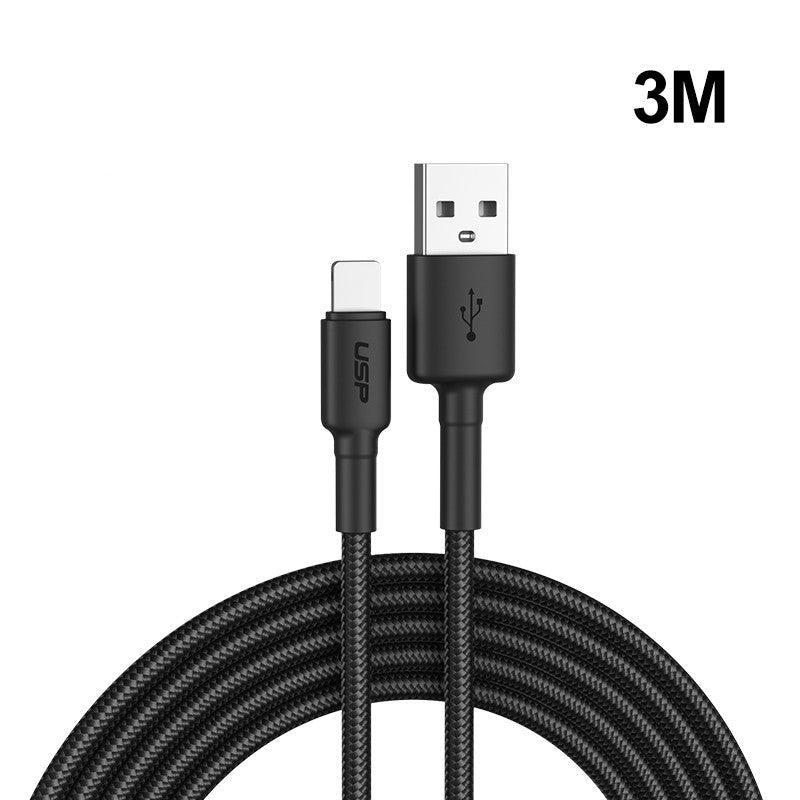 3M BoostUp Cafule Lightning to USB-A Cable Charge & Connect Black USP