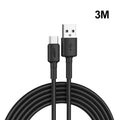 3M BoostUp Cafule USB-C to USB-A Cable Charge & Connect Black USP
