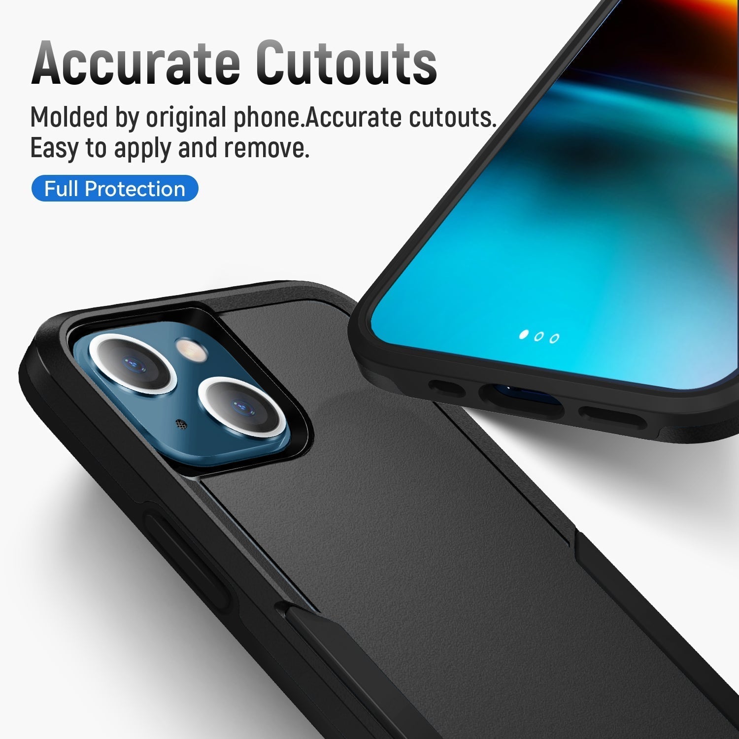 USP Case For iPhone 16 Pro Black Armor Light Case