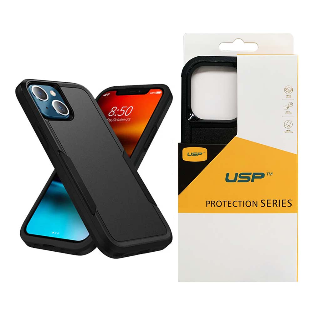 USP Case For iPhone 16 Black Armor Light Case