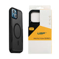 USP Case For iPhone 16 Black Armor Light Case Compatible With Magsafe