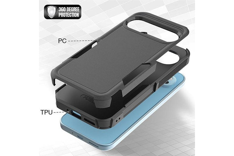 Googel Pixel 9 / 9 Pro/ 10 /10 Pro 5G Black Armor Case