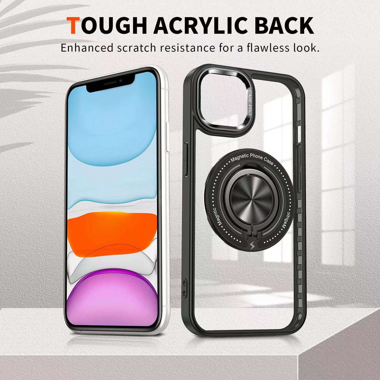 USP Case For iPhone Air Ring Holder Case Compatible With Magsafe