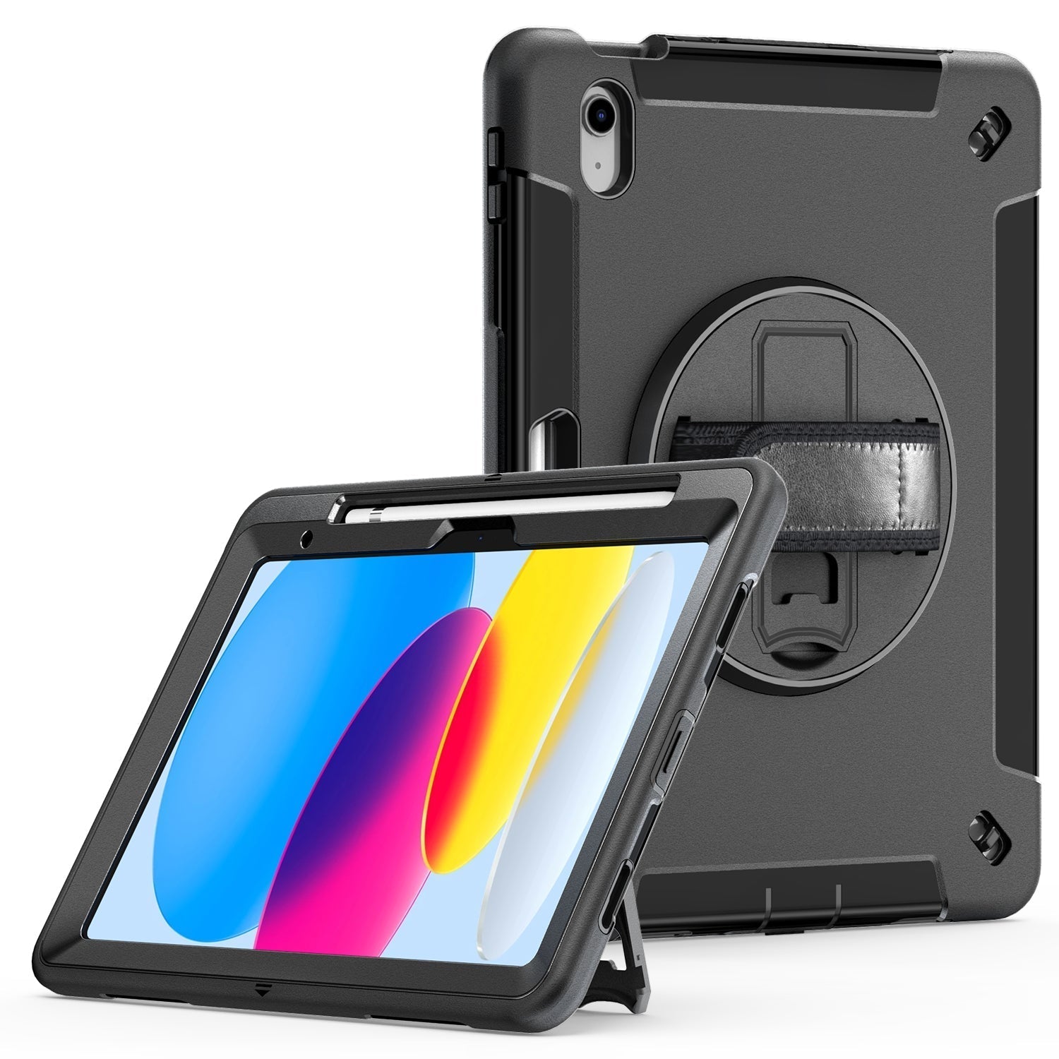 Rugged Case With Pen Holder for iPad 11“(A16 2025) / iPad (10th Gen 2022) 10.9"