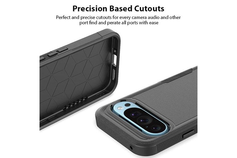 Googel Pixel 9 / 9 Pro/ 10 /10 Pro 5G Black Armor Case