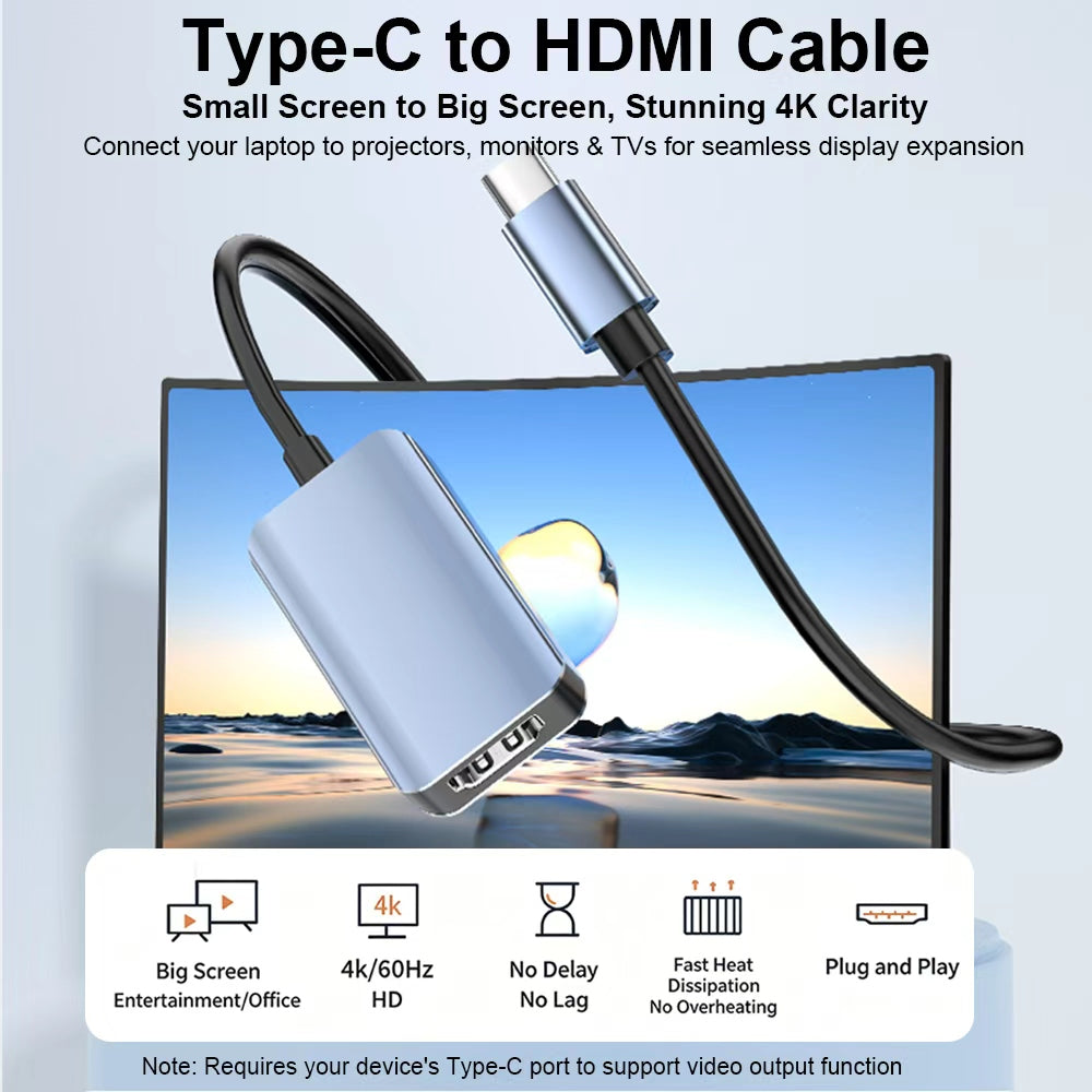 USB Type-C to HDMI（4K 60HZ）