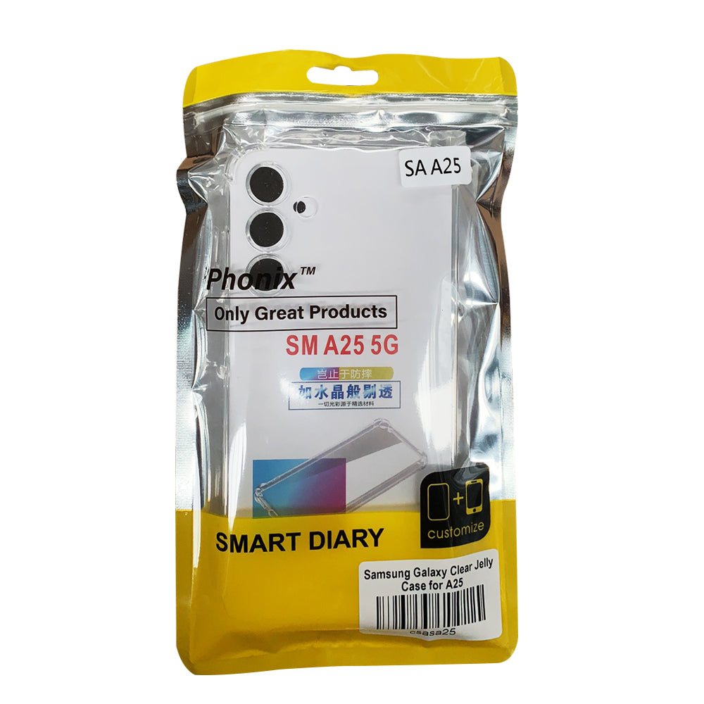 Samsung A27 Clear Jelly Case (With Soft Round Airbags)