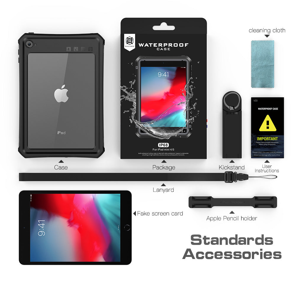 Waterproof Case with Pen Holder for iPad Mini 4 / 5 Generic