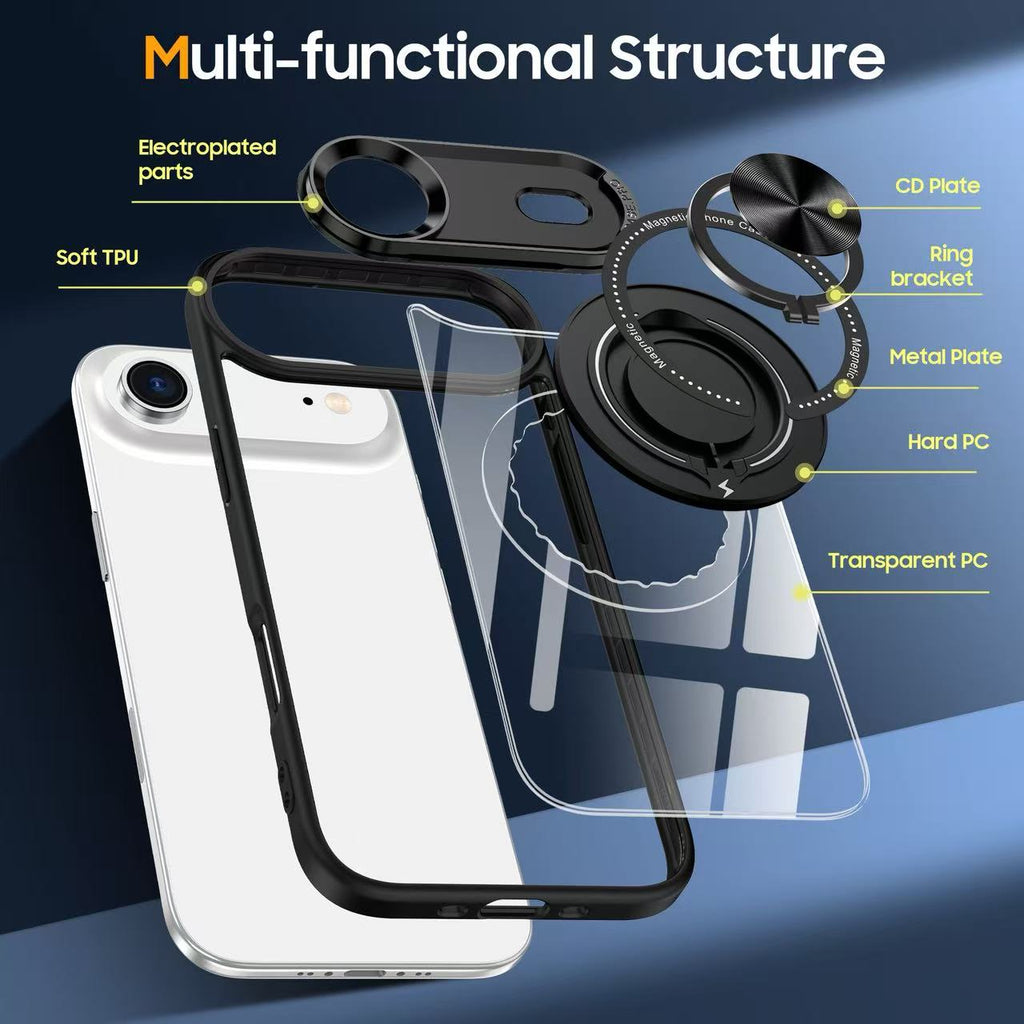 USP Case For iPhone Air Ring Holder Case Compatible With Magsafe