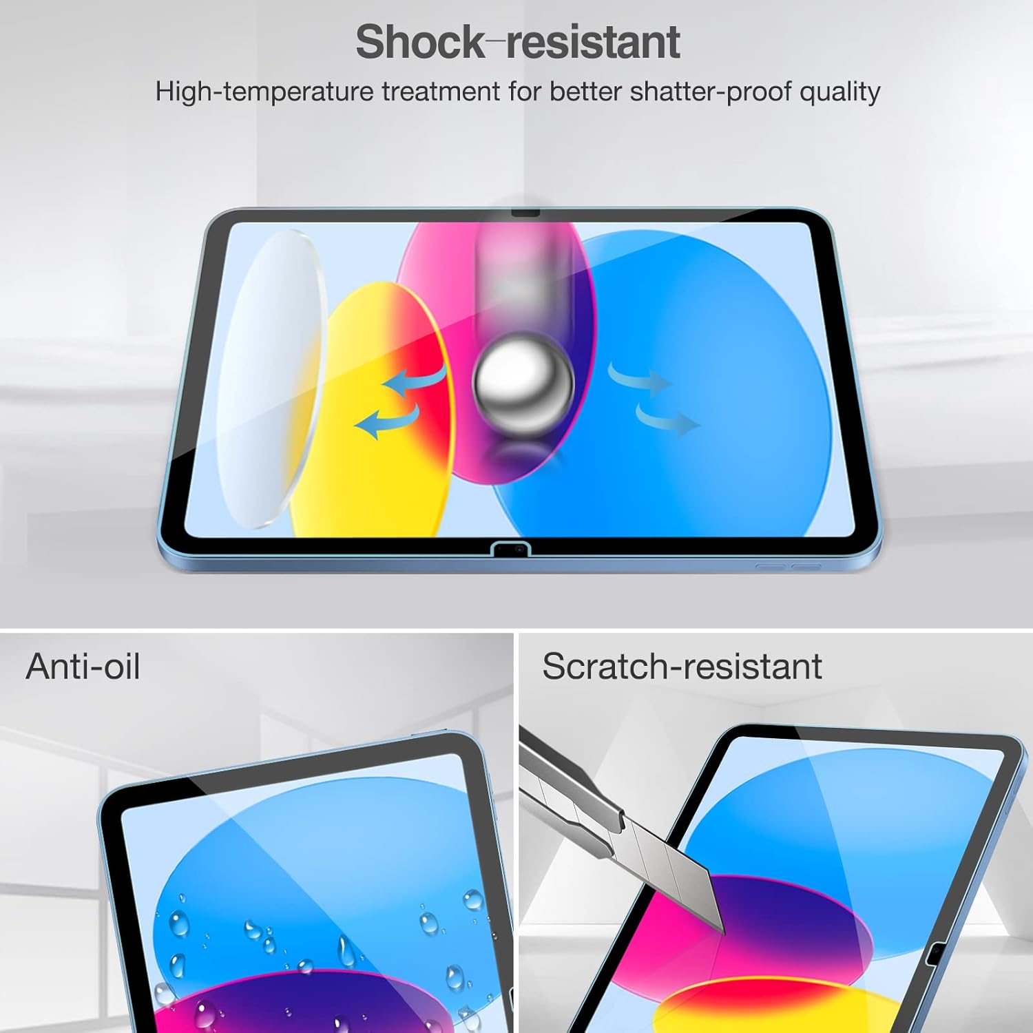 Premium Armor Clear Tempered Glass for iPad Pro 11"(2024)