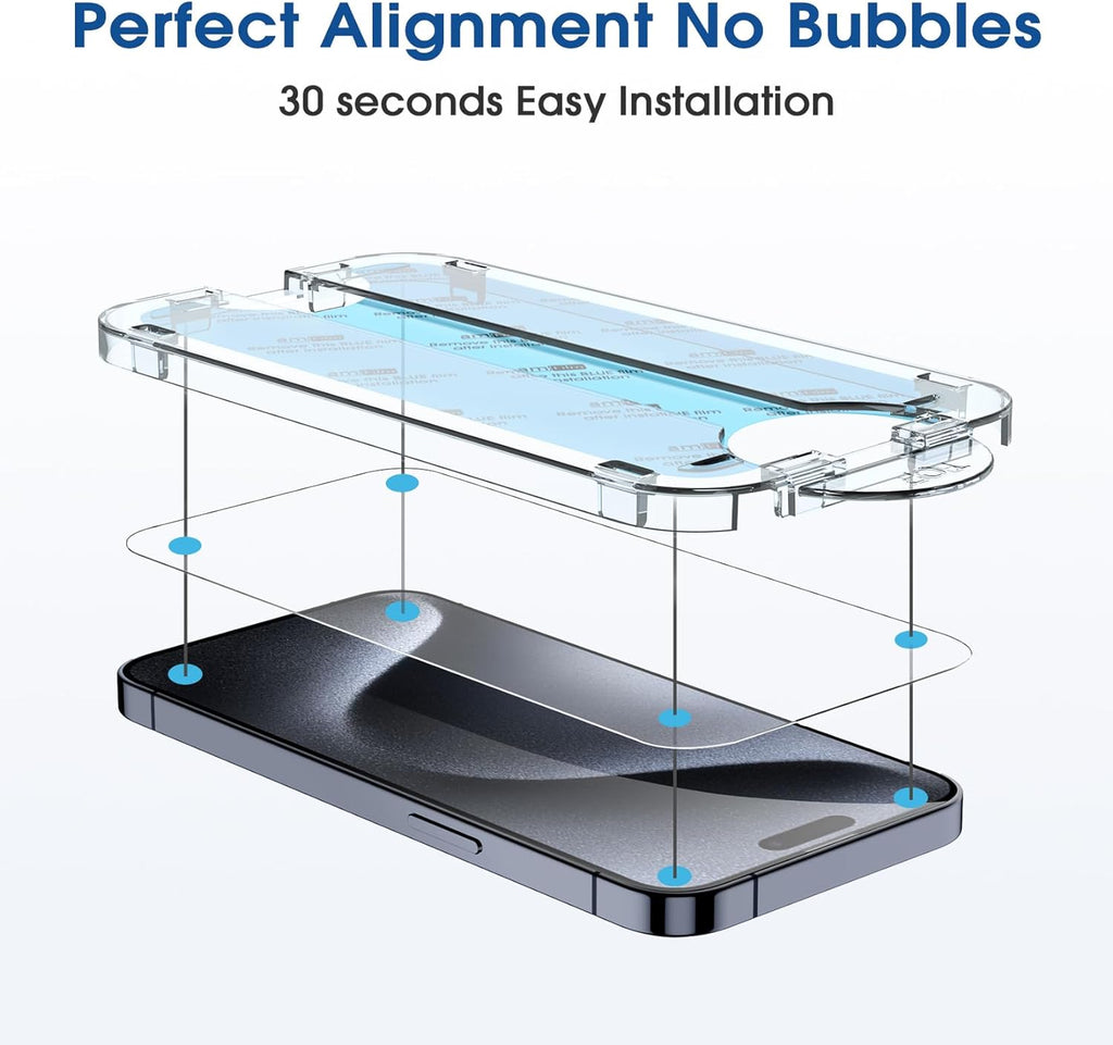 USP Easy Align Dust-free Tray Screen Protector For iPhone 13 Pro Max / 14 Plus Full Cover (1  Piece/Box)