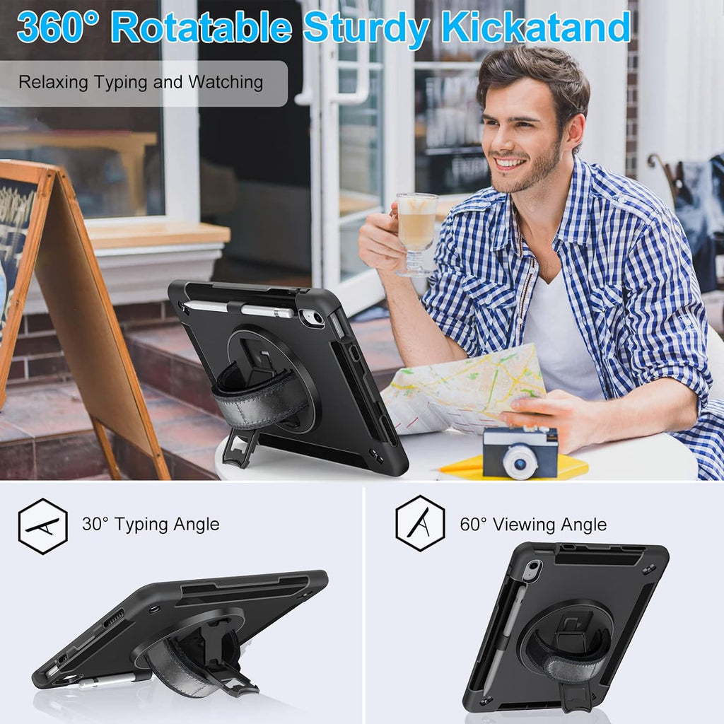 Rugged Case With Pen Holder for iPad 11“(A16 2025) / iPad (10th Gen 2022) 10.9"