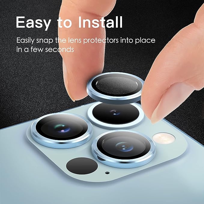 USP Camera Lens Protector For iPhone 17 Pro / 17 Pro Max Individual Ring Cover (Tempered Glass)