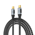 1M HyperLink X Thunderbolt 4 USB-C to USB-C Cable Charge & Video Black （USB 4 - 40Gbps, 240W, 8K/60Hz)