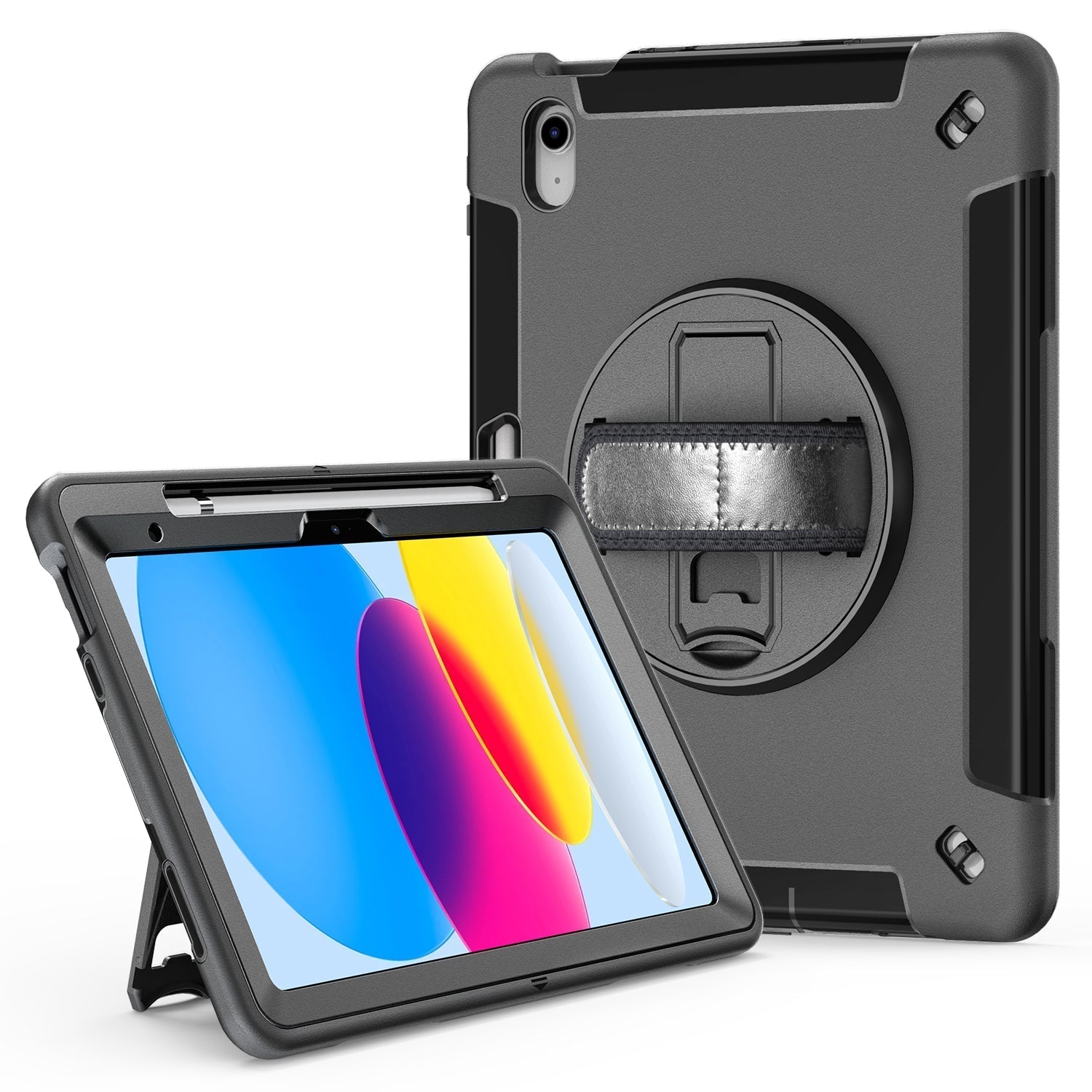 Rugged Case for iPad Mini 7(8.3",2024,A17 Pro)/ Mini 6 ((8.3",2021)