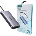 10-in-1 USB-C To 3*USB 3.0 A+HDMI+VGA+RJ45 Gigabit+SD/TF+AUX3.5mm+PD Hub Converter Ugreen