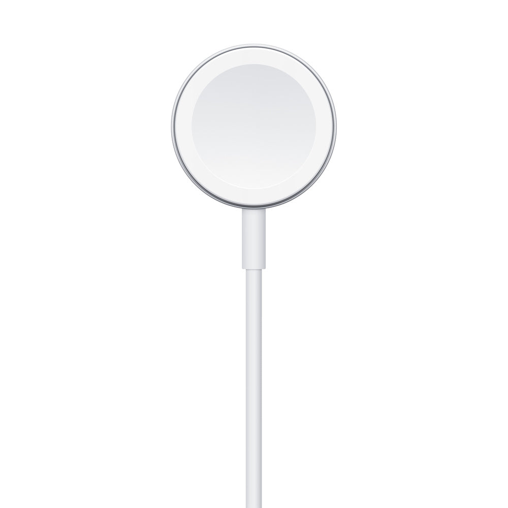 Magnetic Fast Charger to USB-A White (1m) Aluminium Alloy For Apple Watch