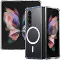 For Galaxy Z Fold 6  Hard Crystal Clear Case Compatible With Magsafe