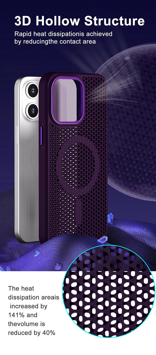USP 3D Mesh Armor Case for iPhone 17 Pro Compatible With Magsafe