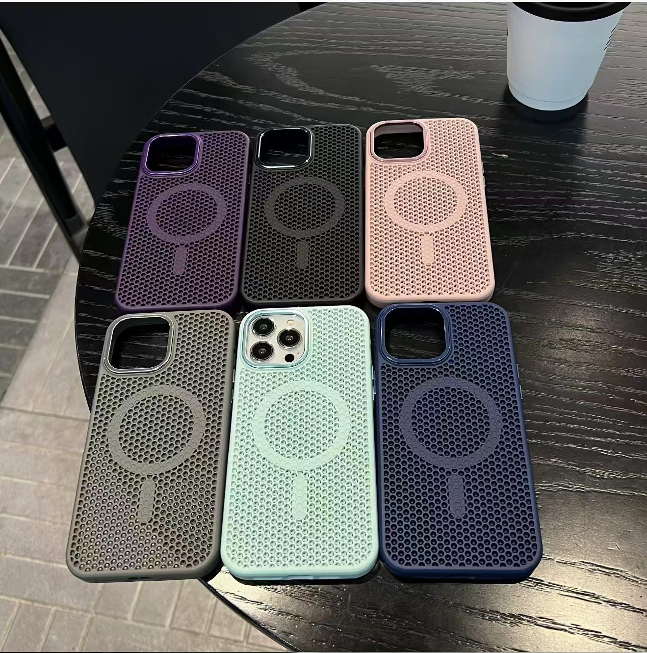 USP 3D Mesh Armor Case for iPhone 17 Pro Max Compatible With Magsafe